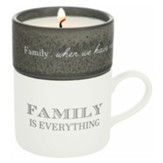 Family Mug And Soy Wax Candle Set