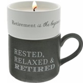 Retirement Stacking Mug And Candle Set