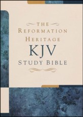KJV Reformation Heritage Study Bible, Premium Edge-Lined Goatskin, Black