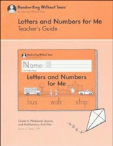 Letters and Numbers for Me Teacher's  Guide, Grade K (2018  Edition)