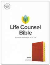 CSB Life Counsel Bible, Burnt Sienna Soft Imitation Leather, Indexed