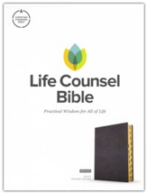 CSB Life Counsel Bible, Genuine Leather, Indexed