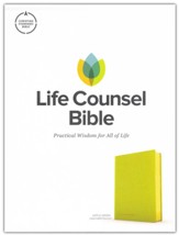 CSB Life Counsel Bible, Grass Green Soft Imitation Leather