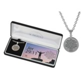 For I Know the Plans I Have For You Men's Necklace, Stainless Steel