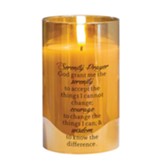 Serenity Prayer, LED Candle