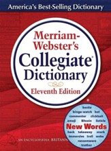 Merriam Webster's Collegiate Dictionary, 11th Edition (Hardcover, Thumb-Indexed)