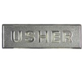 Silvertone Metal Usher Pin