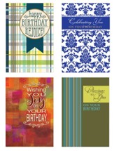 Blessings Birthday Cards, Box of 12