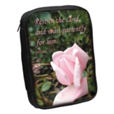 Rest In The Lord Bible Cover, Large