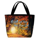 Psalms 46:10 Totebag