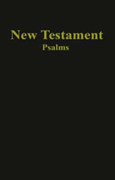 KJV Economy New Testament and Psalms, Imitation Leather, Black