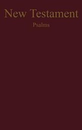 KJV Economy New Testament and Psalms, Imitation Leather, Burgundy