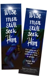 Wise Men Still Seek Him, Isaiah 9:6 Bookmarks, Pack of 25