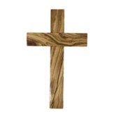 Olive Wood Wall Cross, 14 Inches