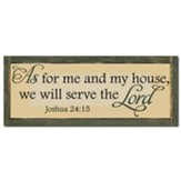 Serve The Lord Wall Plaque
