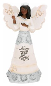 Nurse Angel Figurine Holding Dove