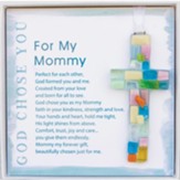 God Chose You For My Mommy Cross Ornament