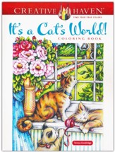 It's a Cat's World! Coloring Book
