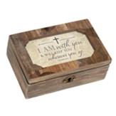I Am With You and Will Keep You Wherever You Go Petite Music Box with Locket