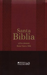 Biblia Reina Valera 1960 Letra Grande Tam. manual - Marron con indice y cierre (Large Print Pocket Size - Brown with Index and Closure)
