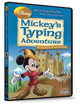 Mickey's Typing Adventure CD-ROM Gold Version (Windows Edition) - Slightly Imperfect