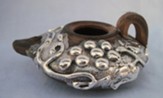 Silver Plated Byzantine Oil Lamp