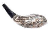 Genesis 12:3 Shofar: Silver and Gold Plated - Small (8-10 inches)