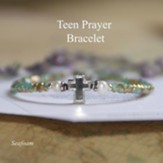 Teen Prayer Bracelet Aqua
