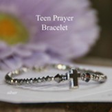 Teen Prayer Bracelet Light Hematite