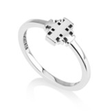 Jerusalem Cross Ring, Size 8