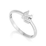 Silver Dove Ring, Size 6