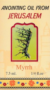 Anointing Oil from Jerusalem: Myrrh, 0.25 oz.