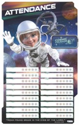 Cosmic Crusade: Attendance Chart and Stickers