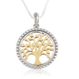 Tree of Life Gold Plated Silver Pendant