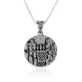 Western Wall Pendant, Silver