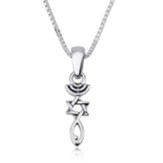 Messianic Pendant, Silver