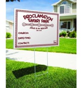 Proclamation Safari: Community Yard Sign with Stand