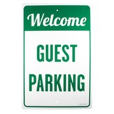 Welcome Guest Parking Church Parking Sign