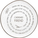 Cherished Friend Ceramic Plate