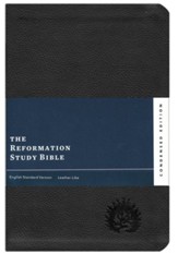 ESV Reformation Study Bible, Condensed Edition - Black, Leather-Like, Imitation Leather