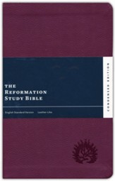 ESV Reformation Study Bible, Condensed Edition - Plum, Leather-Like, Imitation Leather