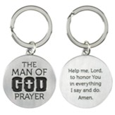 The Man of God Prayer Keyring