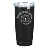 For I Know the Plans I Have For You Stainless Steel Tumbler, Black