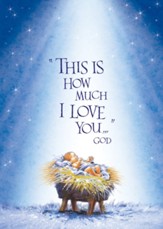 Baby Jesus Christmas Christmas Card with Magnet, Set of 18