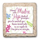 Madre/Hija, Baldosa (Mother/Daughter Sentiment Tile, Spanish)