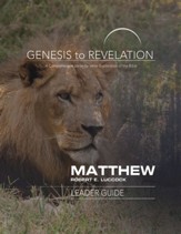 Matthew Leader Guide, eBook (Genesis to Revelation Series)
