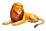 WildLIVE! Jumbo Lion Jointed Cutout