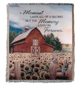 Memory Lives On Woven Tapestry Throw