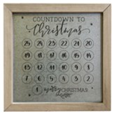 Countdown to Christmas Framed Art