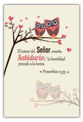 Sabiduria - Proverbios 15:33 - Diario/Cuaderno de notras (Wisdom - Proverbs 15:33 - Journal/Notebook)